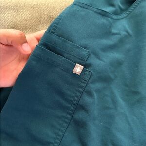 Figs Ocean Blue Scrub Pants